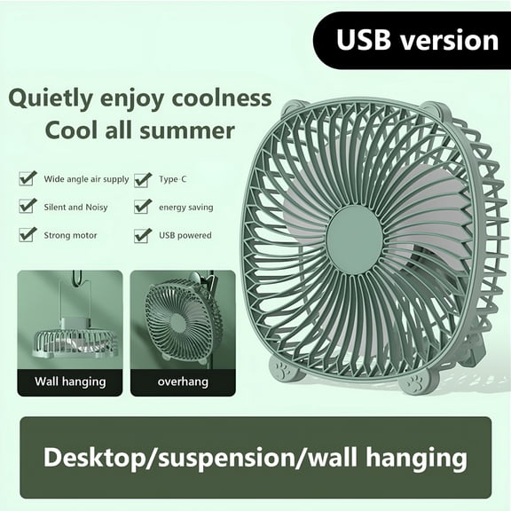 HIBIBUD Desk Fan,Box Fan,Small Fan,Small Desk Fan,Small Fans for Desk,Portable Personal Quiet Electric Fan for Home,Plastic Small Fans Portable