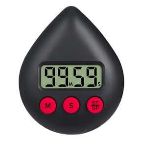 HIBIBUD Digital Shower Timer Waterproof Energy Saver Digital Timer with Alarm&Suction Cup