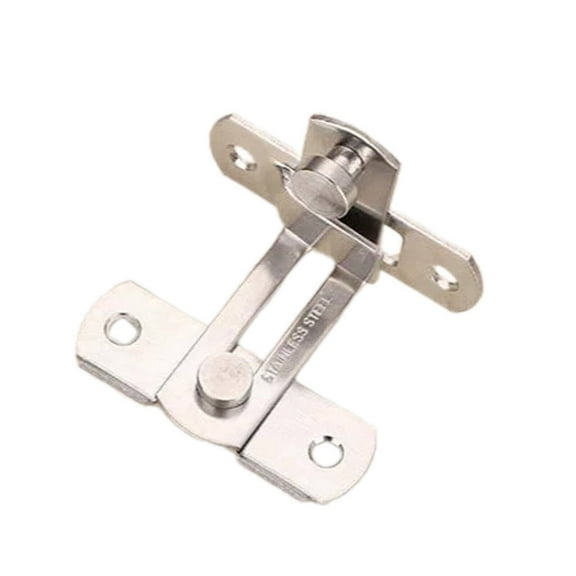 HIBIBUD Door Lock Flip Door Sliding Latch Security Door Locks Right Angle Curved Door Door Stop 90 degrees Style 1