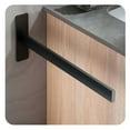 thumbnail image 1 of HIBIBUD No Drilling Towel Warmer Black Single Arm Stainless Steel Towel Warmer Wall Mounted for Bathroom Brushed Self Adhesive Guest Towel Warmer for Bathroom and Kitchen, 1 of 7