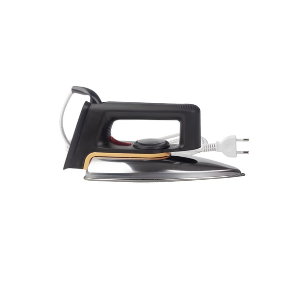 HIBIBUD Dry Electric Iron for Clothes, Compact Garment Wrinkle Remover with 6 Temperature Settings, Fast Heating Fabric Press with Pointed Tip for Shirts and Delicates