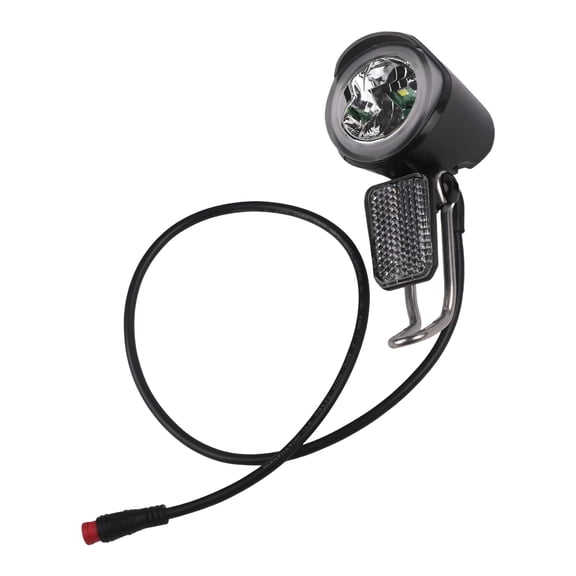 HIBIBUD E-Bike Led Headlights 6V/12V/24V/36V/48V/60V Bicycle Lights Waterproof Front Headlight Sm Plug- Waterproof Plug- Connector 2 Pin E Bike Accessories