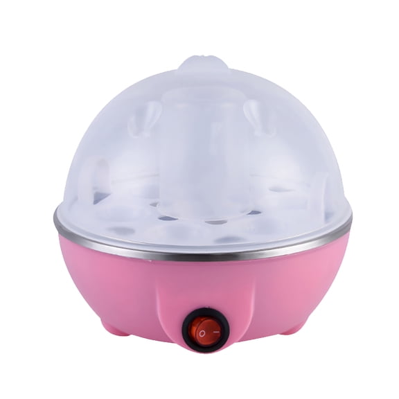 HIBIBUD Egg Cooker,7-Egg Capacity,Electric Cooker for Hard Boiled Eggs,Poached Eggs,Soft,Medium,Hard-Boiled Cooker with Auto Shut-Off,BPA Free for Kitchen Dorm College