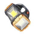 thumbnail image 1 of HIBIBUD Gold Solar Rechargeable Flashlight,USB/Solar Dual Charging for Outdoor Emergency, 1 of 7