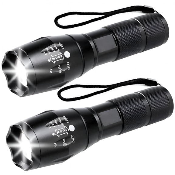 HIBIBUD Flashlights High Lumens LED Mini for Tactical Camping Essentials Hiking Powerful for Outdoor