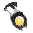thumbnail image 1 of HIBIBUD Black Keychain Multitool,Quick Release Light,Cutter&Screwdriver for Camping, 1 of 7