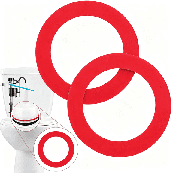 HIBIBUD Flush Valve Seal for 210/211 Flush Valve - 2-Pack Toilet Gasket Replacement Parts - Leak-Proof Silicone 630-0030 Seal