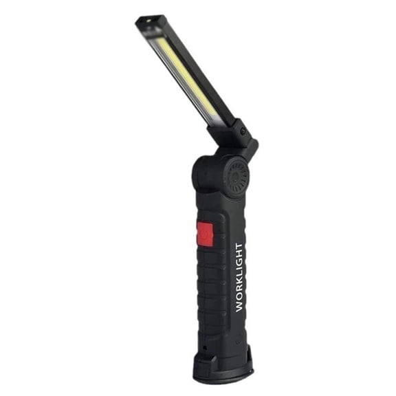 HIBIBUD Folding LED Work Light with Magnetic Base, Rechargeable Multifunctional Tent Flashlight for Outdoor, Car Maintenance, and Repair