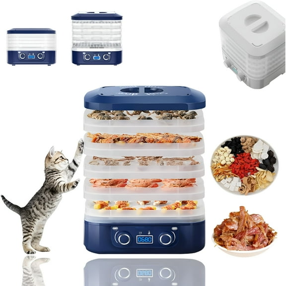 HIBIBUD Food Freeze Dryer Machine For Home, Digital Adjustable Timer & Temperature Control - Electric Food Preserver For Fruits, Veggies, Meats & Dog Treats