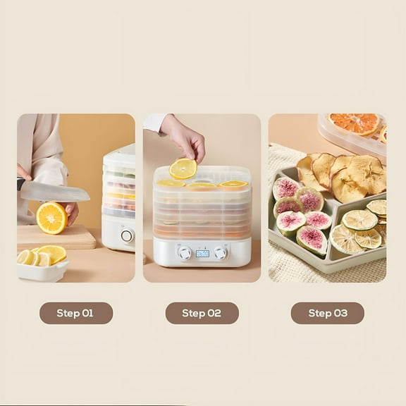 HIBIBUD Freeze Dry Machine,Food Freeze Dryer Machine for Home,Dryer Machine for Candy and Snacks,Food Dehydrator Machine with Digital Adjustable Timer and Temperature Control,for Beef Fruits Meat
