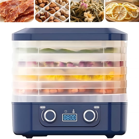 HIBIBUD Freeze Dryers Small Home Use with 5 Trays,Freeze Dry Machine with Double Knob,Adjustable Temperature,Low Noise,For Fruits Meat Vegetables Snacks