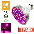 thumbnail image 1 of HIBIBUD Full Spectrum LED Grow Light Bulbs,Grow Lamp Plant Light for Hydroponics Greenhouse Organic Indoor Plants, 1 of 7