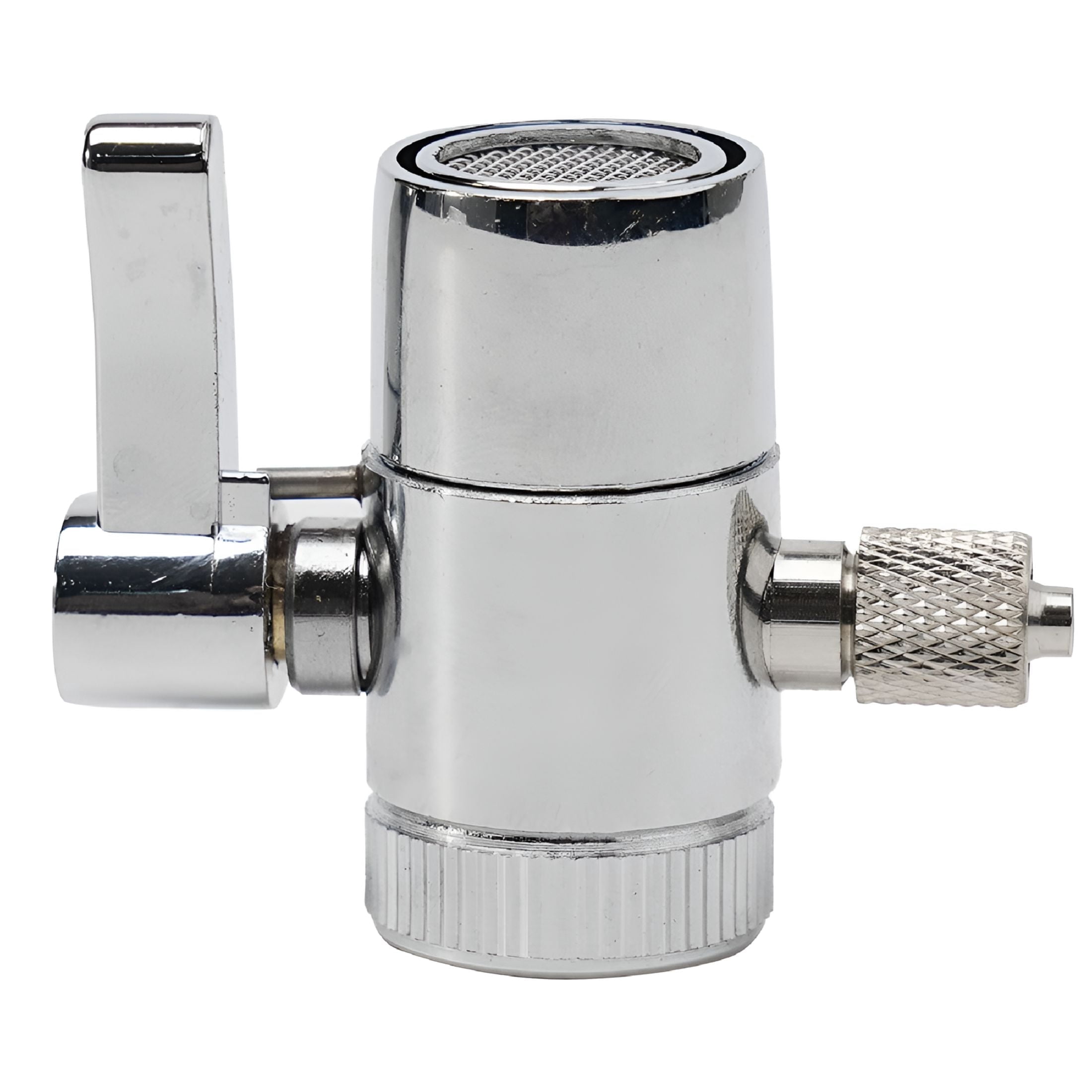HIBIBUD G1/4-Inch Faucet Adapter Diverter Valve,Countertop Water Filter Connector,Universal Tubing Adapter for Kitchen T