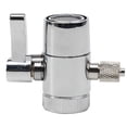 thumbnail image 1 of HIBIBUD G1/4-Inch Faucet Adapter Diverter Valve,Countertop Water Filter Connector,Universal Tubing Adapter for Kitchen Taps, 1 of 4