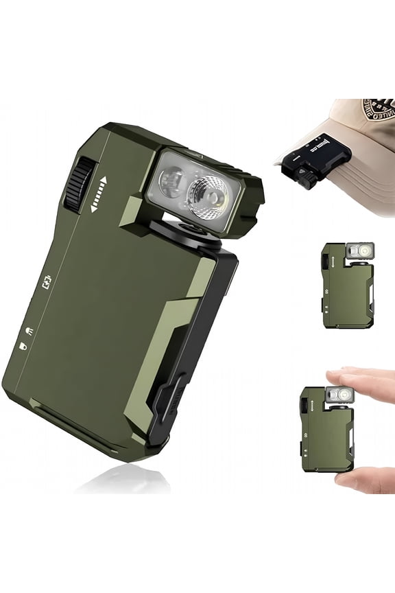 2026 New G5 Flashlight,Mini Edc Light 400 Lumens,3 Modes Keychain Flashlight with 180 Rotation&Rgb Dual Light,Ip68 Waterproof,Premium Pocket Camping Light Outdoor Emergency (Green)