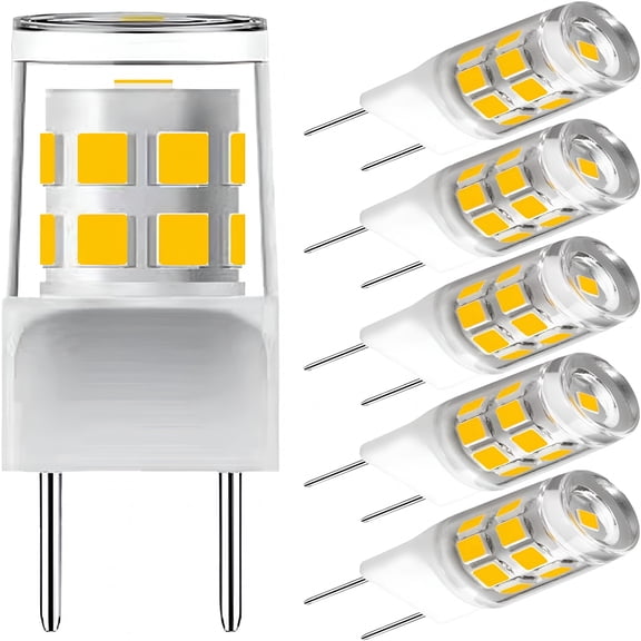 HIBIBUD G8 Led Bulb,Replacement for 20-25W Halogen Bulb,Warm White 3000K,Jcd Type Bi-Pin Base,120V,Puck Light Bulb,Under Cabinet,Under Counter Kitchen Lighting