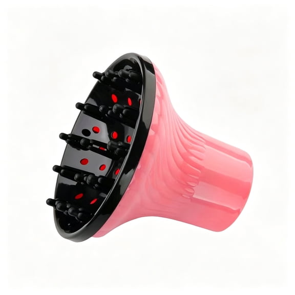 HIBIBUD Hair Diffuser Attachment Universal Hair Dryer Diffuser Attachment, Adjustable Volumizing Styling Tool For Curly Wavy Hair, Professional Salon Hair Curler, Frizz Control Blow