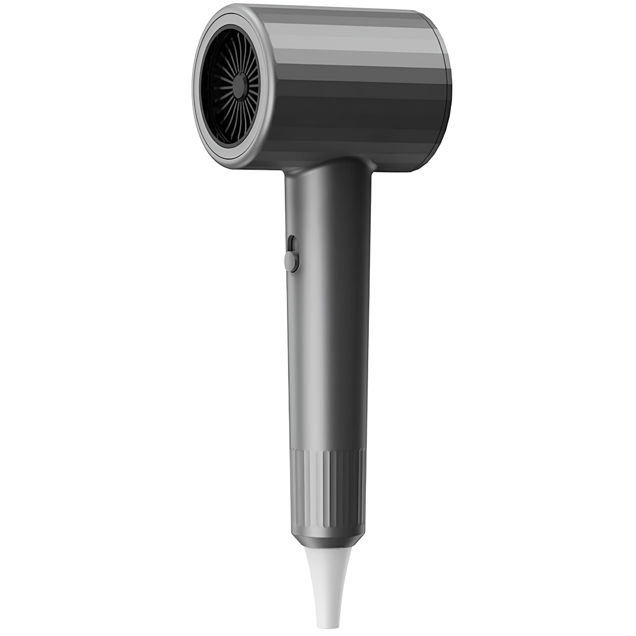 HIBIBUD Hair Dryer with Folding Handle and Retractable Cord, Travel Hair Dryer for Women, Gray