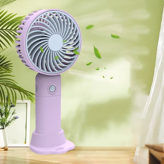 HIBIBUD Hand Held Fan,Mini Fan Handheld,Hand Held Fan Rechargeable,Portable Folding Hand Held Cooling Fan