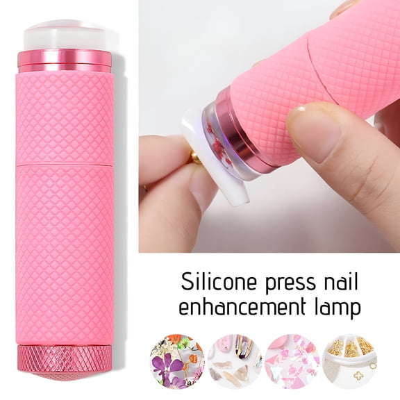 HIBIBUD Handheld Uv Light for Nails,Portable Small Uv Light for Gel Nails,Cordless Rechargeable Flash Cure Lamp,Squish Pen Gel Lamp with Usb Cable for Gel Polish Home Diy Salon Women,White