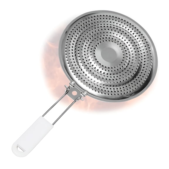 HIBIBUD Heat Diffuser for Stove Top, Stainless Steel Simmer Plate