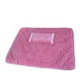 thumbnail image 1 of HIBIBUD Heated Blanket USB Warmth 45°C Constant Temperature Electric Blanket Soft Crystal Fleece Washable Heating Blanket 60x80cm,Pink, 1 of 4