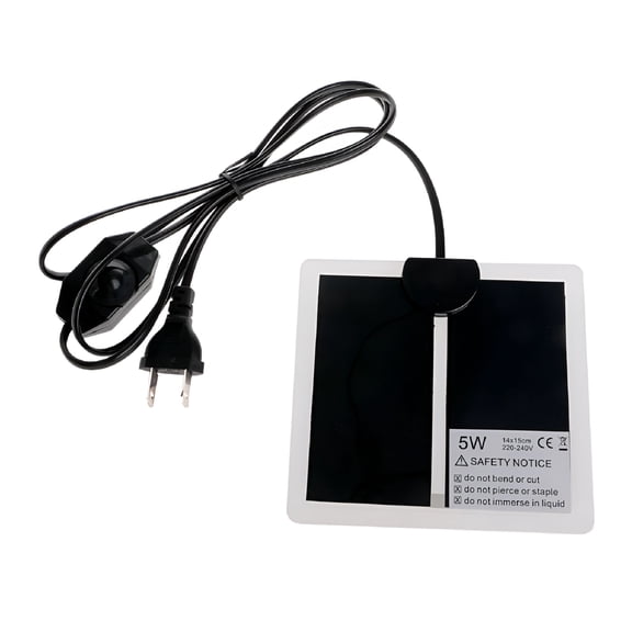 HIBIBUD Heater Pad Terrarium Warmer Heating Mat 5 Sizes for Turtle Snake Frog 5W 7W 14W 20W 28W, Reptile Heating Pad