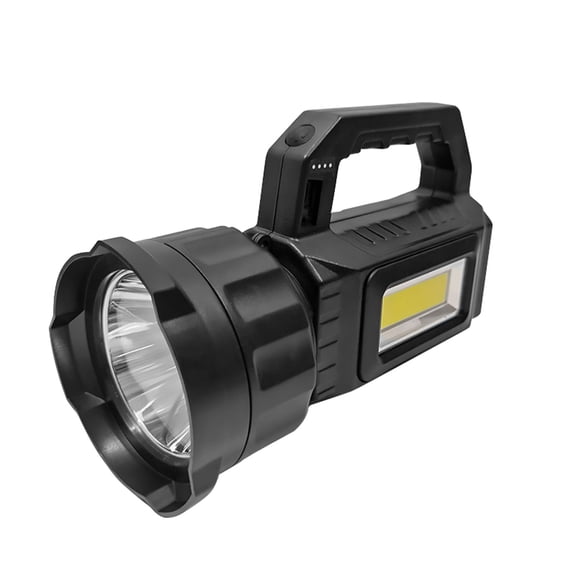 HIBIBUD High Lumens Rechargeable LED Flashlight with Adjustable Beam, USB Fast Charging, and IPX66 Waterproof Design for Home, Camping, and Outdoor Use