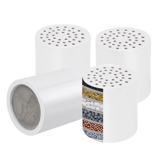HIBIBUD High Output Shower Filter - Reduces Chlorine,Removes Heavy Metals and Iron,Multi-Stage Filtration,Universal Shower Filter Replacement Cartridge,Bathroom Supplies