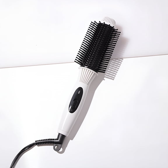 BPPEG Hot Air Brush Nano Titanium Coated Blow Dry & Style Reduces Frizz White