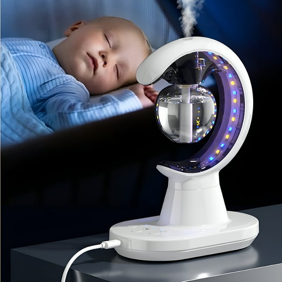 HIBIBUD Humidifiers for Bedroom - Cool and Warm Mist,Top Desk Humidifier with Essential Oil Diffuser,Quiet Operation for Home and Plants