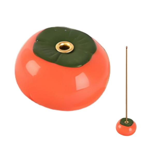 HIBIBUD Incense Holder,Persimmon Insence-Stick Holder,Diy Ornaments Incense Holder for Sticks,style7