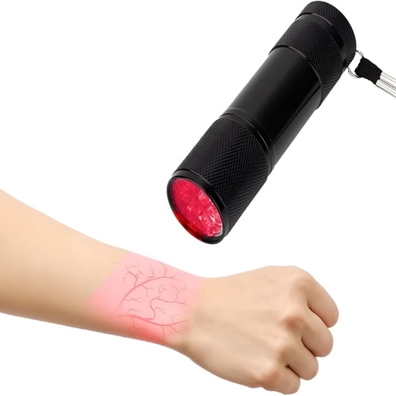 HIBIBUD Infrared Vein Finder Flashlight, LED Vein Locator for Phlebotomy