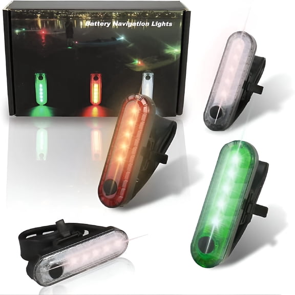 HIBIBUD Kayak Navigation Lights Stern Lights Battery Operated, Waterproof Kayak Lights for Night Kayaking, Paddle Board Lights for Kayak, Canoe, Sup, Rowboat