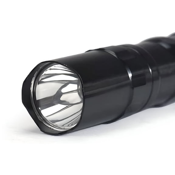 HIBIBUD LED Mini Flashlight, Super Bright Small Handheld Pocket Flashlights, Tactical High Lumens Pen Light for Camping Outdoor Emergency, AA Battery Powered (Not Include), 1 Pack (Black)