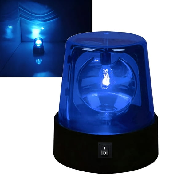 HIBIBUD LED Strobe Light,360 Degree Rotating Flashing Stage Effect Battery Powered Strobe Light,Disco Party Rotating Lamp