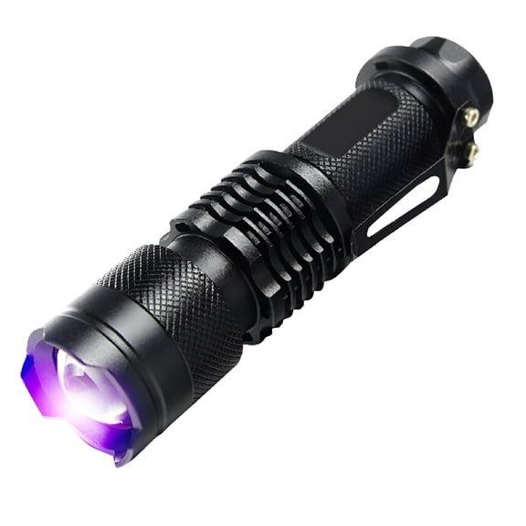 HBMYN LED UV Flashlight 365 nm395 Ultraviolet Torch Battery Powered Inspection Lamp Money