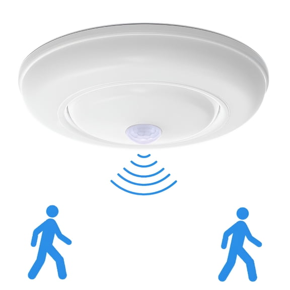 HIBIBUD LED wall light,wireless ceiling light,battery operated,without wiring,for hallway,storage room,garage,porch,bathroom,6000K white light