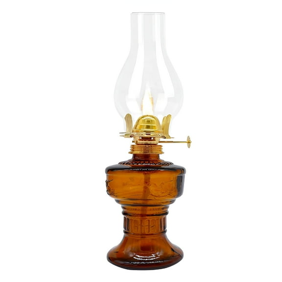 HIBIBUD 33CM Retro Kerosene Lamp Indoor Vintage Four-Claw Lamp Clear Glass Oil Lamps Lantern Home Decor Outdoor Camping Lights