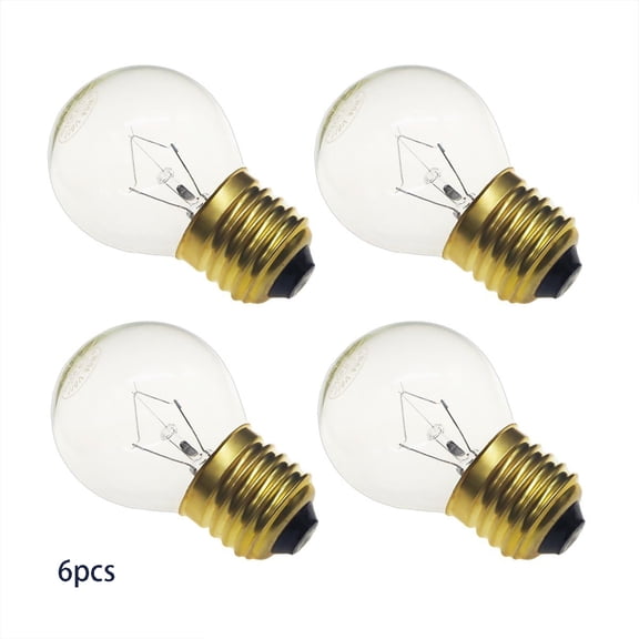 HIBIBUD Lava Lamp Bulbs 25 Watt S11 E17 Base the Original Replacement Light Bulbs for 14.5" Lava Lamps and Glitter Lamps,120 Volt Motion Lava Lamp Light Bulb,Dimmable,2700K Warm White,6 Pack