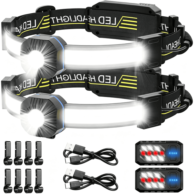 Sticker Ohs HIBIBUD Led Headlamp, 1000Lumens 230° Widebeam Headlight, Usb ...