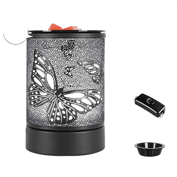 HIBIBUD Led Lights for Bedroom Energy-Efficient Design Wax Warmer for Scented Wax Love-Filled Environment Wax Melt Warmer White