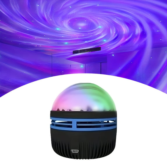 HIBIBUD Light Projector,Night Light Function Mood Lighting,Seven Color Effects Night Light,Spiral