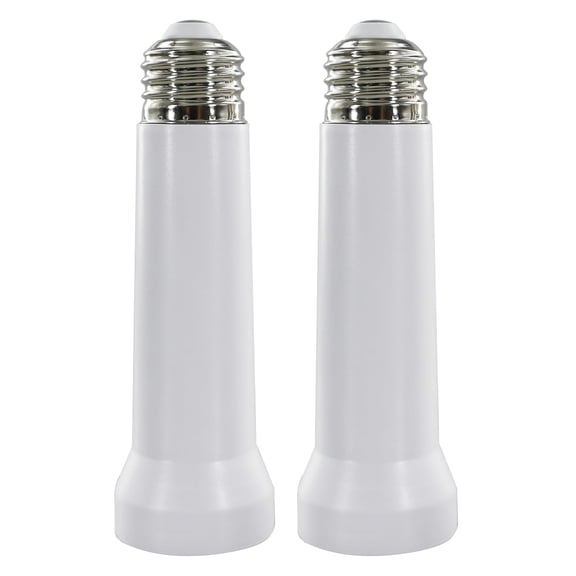 HIBIBUD Light Socket Extender, E26/E27 Light Bulb Socket Extender Standard Medium Base, 5.31 Led Light Bulb Extension Socket Adapter for Screw in Ceiling Fan Light Socket Fan Extender