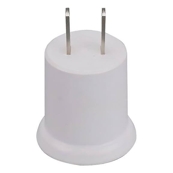 HIBIBUD Light Socket Outlet Adapter Plug in Light Socket 1 Pcs E26 Conversion Socket Light Bulb Adapter E27 Plug Thread Wall Holder