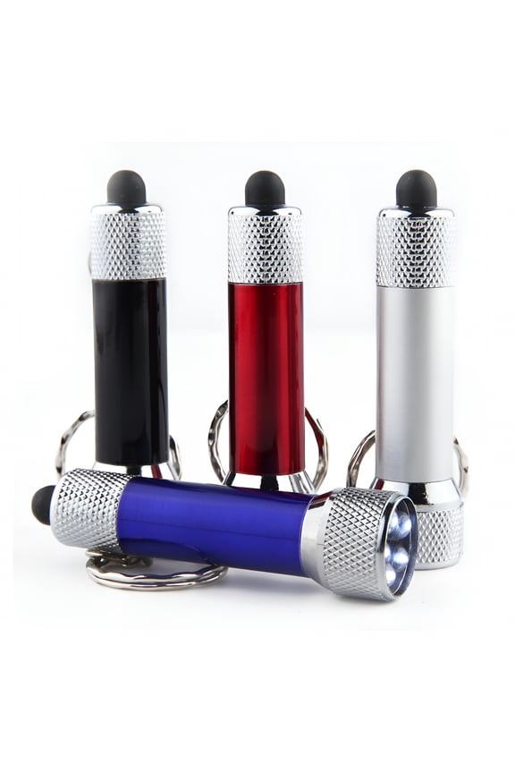 Mini 5LED Flashlight Torch Light Keychain Outdoor Pocket Portable Emergency Light for Hiking Climbing (Random Color)