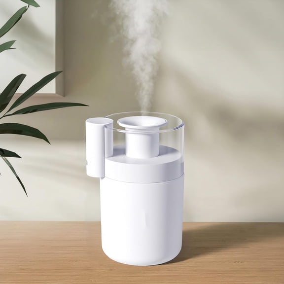 HIBIBUD Mini Humidifier,Small Cool Mist Humidifier Usb Personal Portable Quiet Table Desktop Humidifiers for Cooling Home Office Car Summer Travel (180Ml,White)