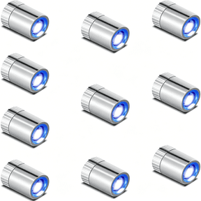 HIBIBUD Mini Led Lights,10 Pcs Small Spotlight Battery Operated Tiny Smd Lamp for Diy Craft & Creative Decor. Perfect for Miniatures,Displays,and Custom Projects (Blue-10)