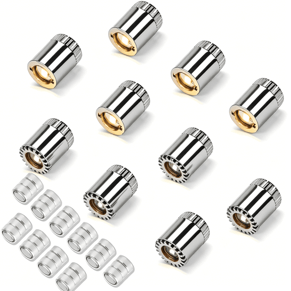 HIBIBUD Mini Led Lights 10Pc Dollhouse Lights Small Led Lights for Crafts Mini Lights for Shadow Box Small Lights for Decoration Dollhouse Accessories Battery Powered Warm White