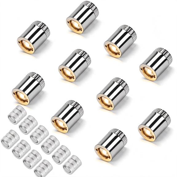 HIBIBUD Mini Led Lights 10Pc Dollhouse Lights Small Led Lights for Crafts Mini Lights for Shadow Box Small Lights for Decoration Dollhouse Accessories Battery Powered Warm White